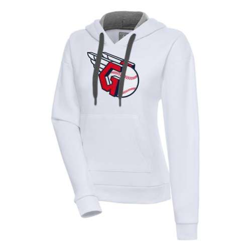 Antigua Women's MLB Chenille Patch Victory Pullover Hoodie