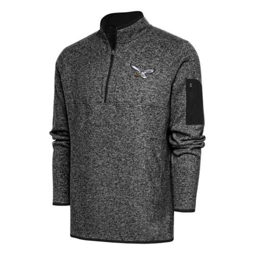 Antigua Philadelphia Eagles White Victory Long Sleeve Full Zip Jacket, White, 65% cotton/35% POLYESTER, Size 3XL, Rally House