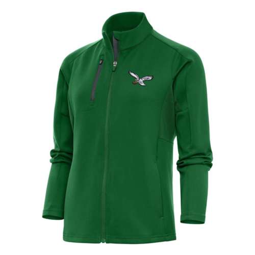 Antigua Women's Philadelphia Eagles Classic White Generation Full Zip Jacket