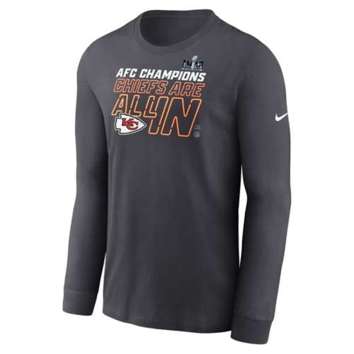 Nike Kansas City Chiefs AFC Champions Locker Room Long Sleeve T-Shirt