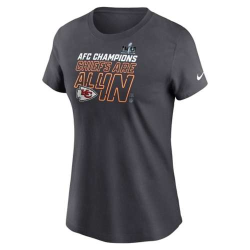 Nike Women's Kansas City Chiefs AFC Champions Locker Room T-Shirt