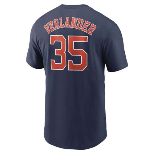 Nike Astros Baseball Houston Astros Justin Verlander #35 T-Shirt 2XLarge Navy