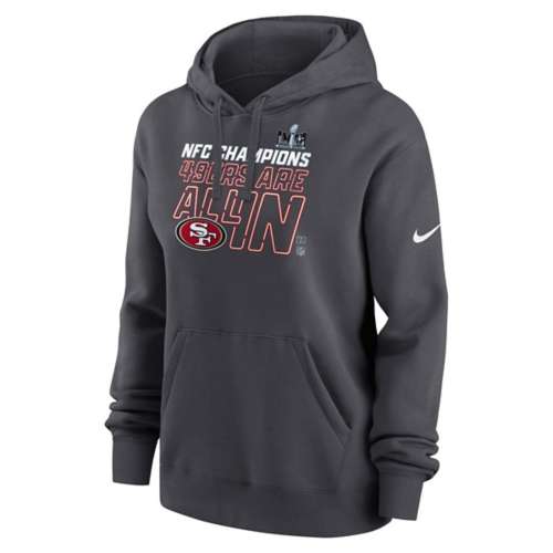 Nike Women's San Francisco 49ers NFC Champions Locker Room Hoodie