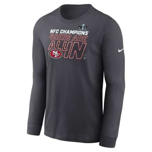 Nike San Francisco 49ers NFC Champions Locker Room Long Sleeve T-Shirt ...