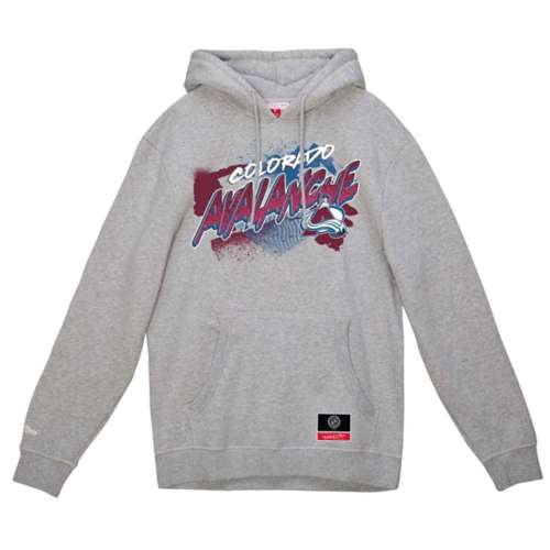 Mitchell and Ness Colorado Avalanche Graff Hoodie