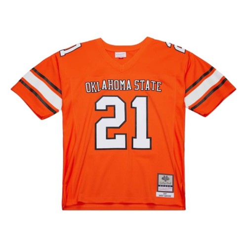 Oklahoma State Barry Sanders ジャージ 21 Mitchell and Ness Oklahoma State Cowboys Barry Sanders #21