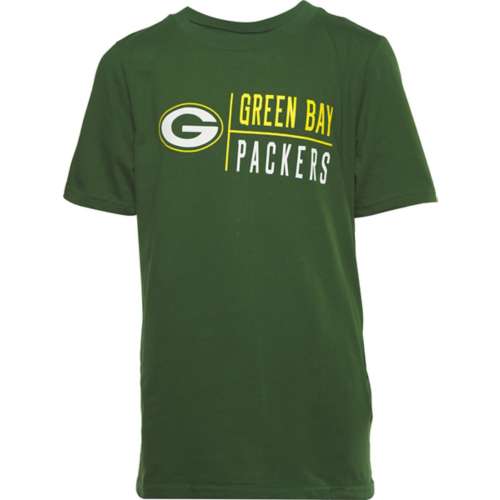 Genuine Stuff Kids' Green Bay Packers Yardline T-Shirt