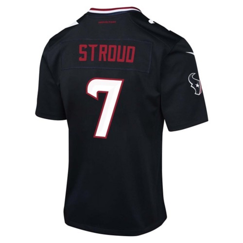 Youth CJ Stroud Houston Texans Nike Navy Game Jersey Unisex