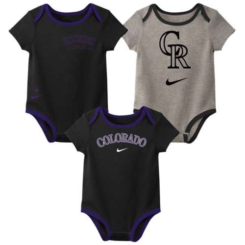 Nike Baby Colorado Rockies Fan Onesie Set