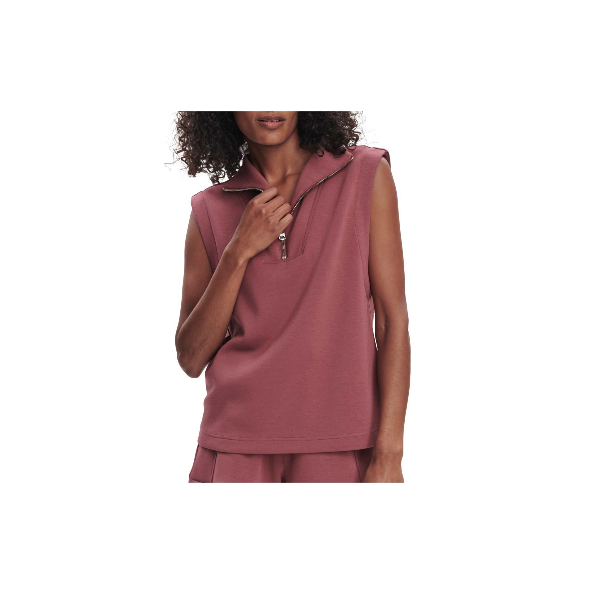 Women's Dex Clothing Embroidered Tie Front Tank Top