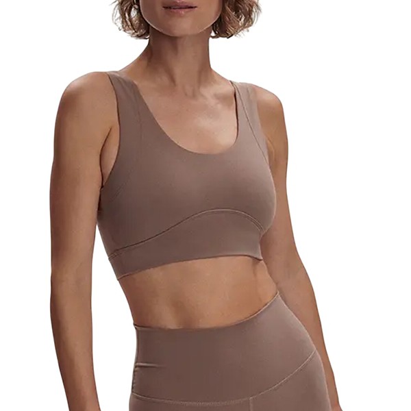 Women's Varley Freesoft Essi Sports Bra Large Deep Taupe