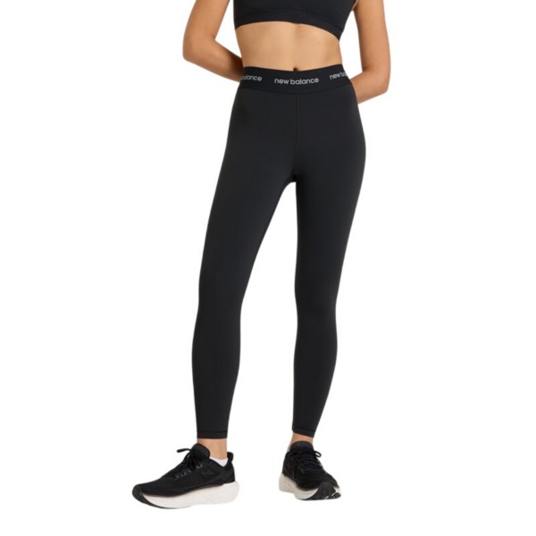 Women's New Balance Sleek High Rise Sport Leggings Small Black