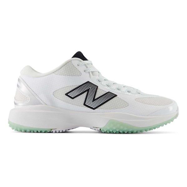 Adult New Balance FreezeLX v5 Lacrosse Shoes M8.5/W10 Regular White
