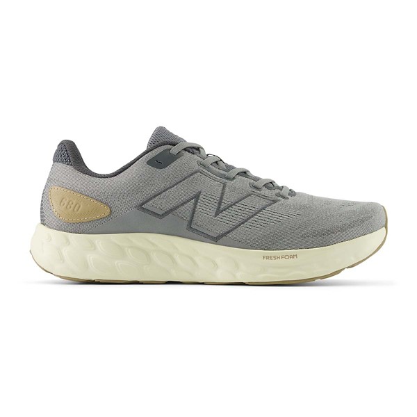 Men's New Balance 680v8 Shoes 14 Regular Grey/Tan