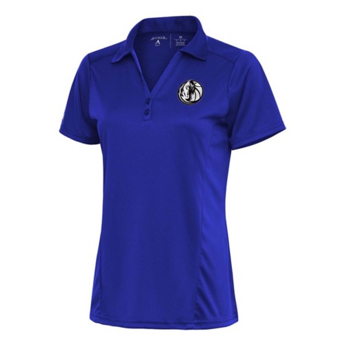 Antigua Women's Dallas Mavericks Brushed Metallic Tribute Polo - Primary Image