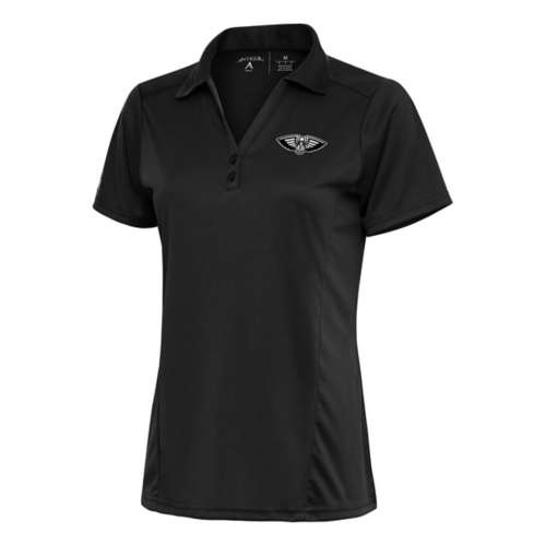 Antigua Women's New Orleans Pelicans Brushed Metallic Tribute Polo