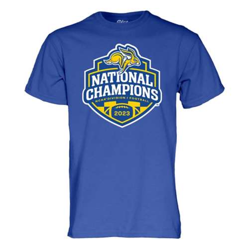 Blue 84 South Dakota State Jackrabbits South Dakota State 2023 National Champions Logo T-Shirt