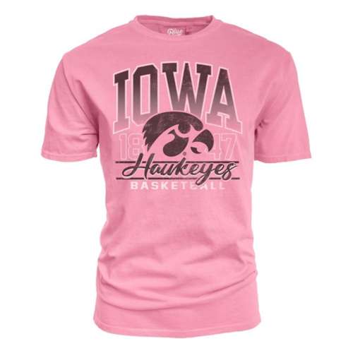 Blue 84 Iowa Hawkeyes Basketball Kicking T-Shirt