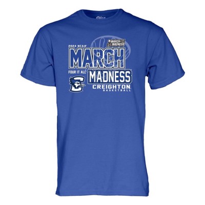 Blue 84 Creighton Bluejays 2024 Women's Basketball March Madness T-Shirt