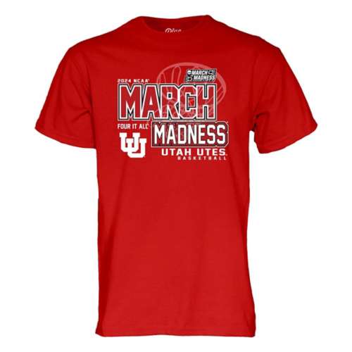 Blue 84 Utah Utes 2024 Women's Basketball March Madness T-Shirt