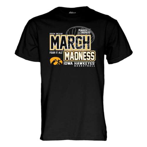Blue 84 Iowa Hawkeyes 2024 Women's Basketball March Madness T-Shirt