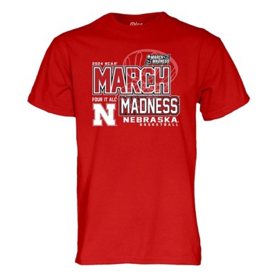 Blue 84 Nebraska Cornhuskers 2024 Women's Basketball March Madness T-Shirt