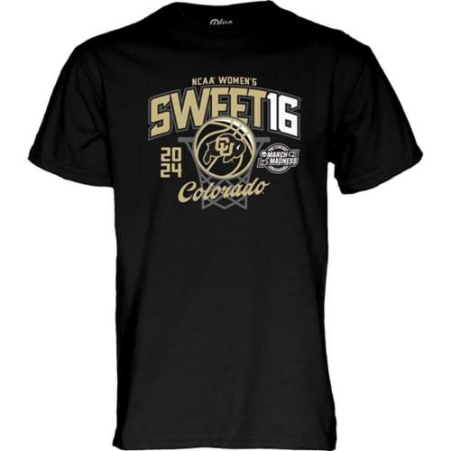 Blue 84 Colorado Buffaloes 2024 Women's March Madness Sweet 16 T-Shirt