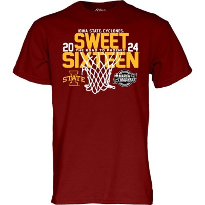 Blue 84 Iowa State Cyclones 2024 March Madness Sweet 16 T-Shirt