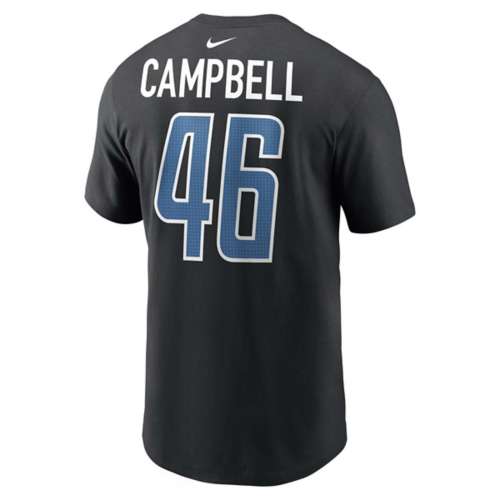 Nike Detroit Lions Jack Campbell #46 Name & Number T-Shirt