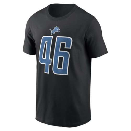 Nike Detroit Lions Jack Campbell #46 Name & Number T-Shirt