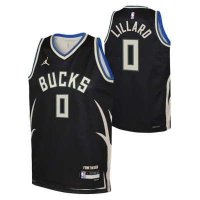 Nike Kids' Milwaukee Bucks Damian Lillard #0 Statement Jersey