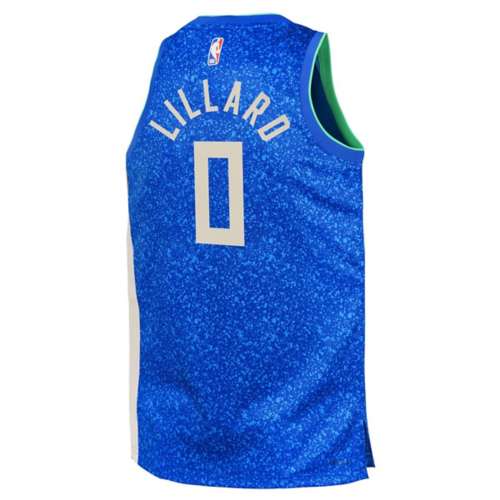Nike Kids Milwaukee Bucks Damian Lillard 0 City Edition Jersey