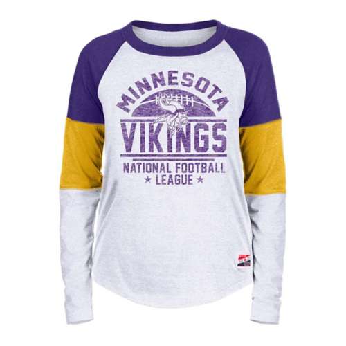 Soci t Anonyme front tie jacket New Era Women s Minnesota Vikings Team Long Sleeve T Shirt Witzenberg Sneakers Sale Online