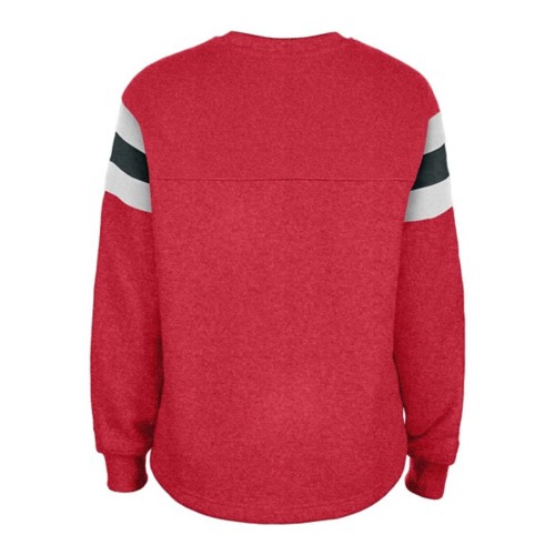 New Era Women's Kansas City Chiefs Stripe Crewneck