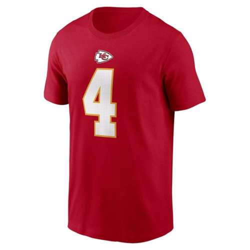 Nike Kansas City Chiefs Rashee Rice #4 Name & Number T-Shirt | SCHEELS.com