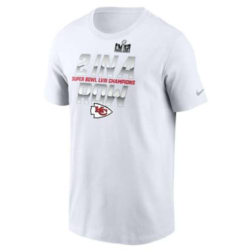 Nike Kansas City Chiefs Super Bowl LVIII Champions 2 In A Row T-Shirt