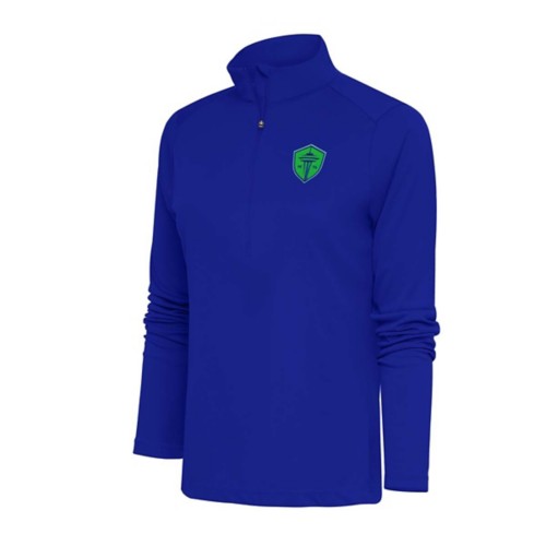 Antigua Women's MLS Seattle Sounders FC Chest Logo Tribute 1/2 Zip - Primary Image