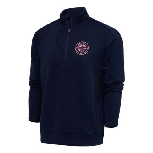 Antigua Connecticut Huskies Connecticut Back 2 Back National Champs 2024 Generation Pullover Long Sleeve 1/4 Zip