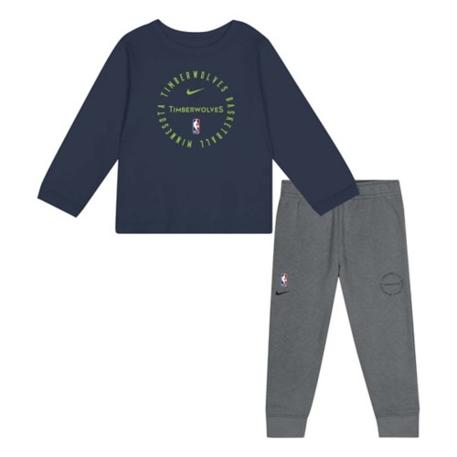 Nike Kids' Minnesota Timberwolves Cotton Tee & Jogger Set