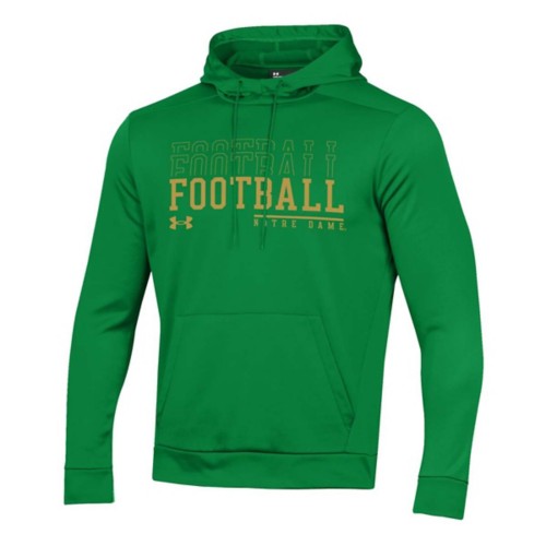 Notre Dame Fighting Irish Under Armour Hoodie Medium Kelly Green