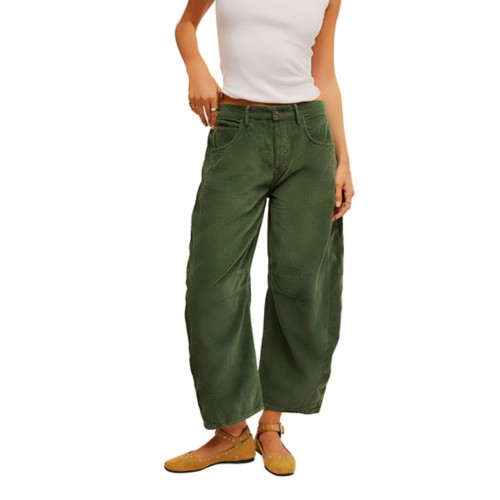 Women's Free People Good Luck Cord Relaxed Fit Barrel Jeans