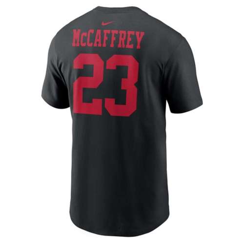 Nike San Francisco 49ers Christian McCaffrey #23 Super Bowl LVIII Name & Number T-Shirt
