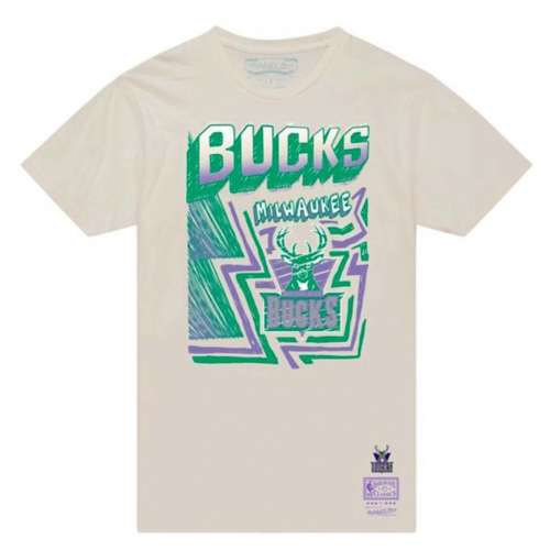 Mitchell and Ness Milwaukee Bucks Sidewalk T-Shirt
