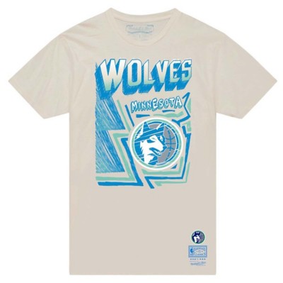 Mitchell and Ness Minnesota Timberwolves Sidewalk T-Shirt