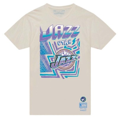 Mitchell and Ness Utah Jazz Sidewalk T-Shirt