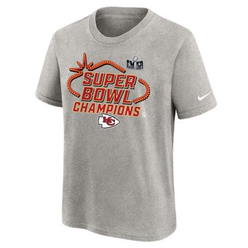Nike Kids' Kansas City Chiefs Super Bowl LVIII Champions Locker Room T ...