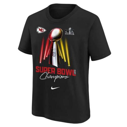 Nike Kids' Kansas City Chiefs Super Bowl LVIII Champions Trophy T-Shirt ...