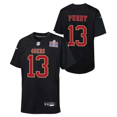 Nike Kids' San Francisco 49ers Brock Purdy #13 Super Bowl LVIII Patch Jersey