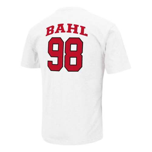 Colosseum Nebraska Cornhuskers Jordy Bahl #98 Name and Number T-Shirt