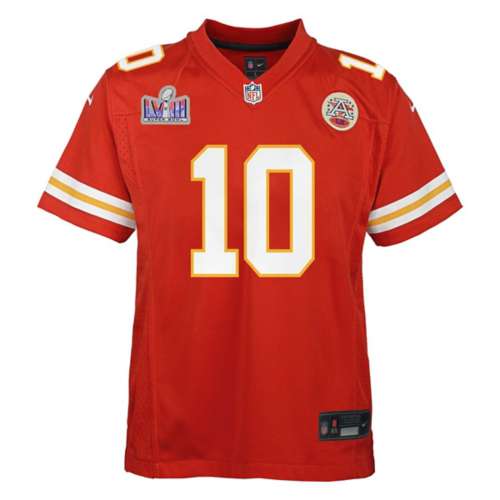 Nike Kids' Kansas City Chiefs Isiah Pacheco #10 Super Bowl LVIII Patch Jersey